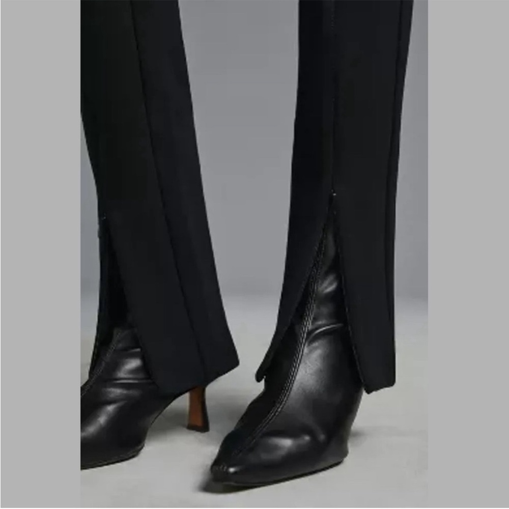 Anthropologie‎ Maeve Ankle Zip Pants in Black Size 4